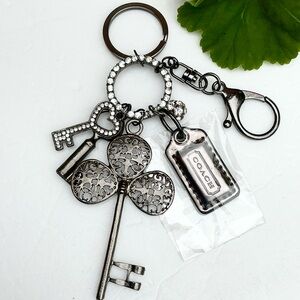 Coach Metallic Hangtag on Handmade Keychain